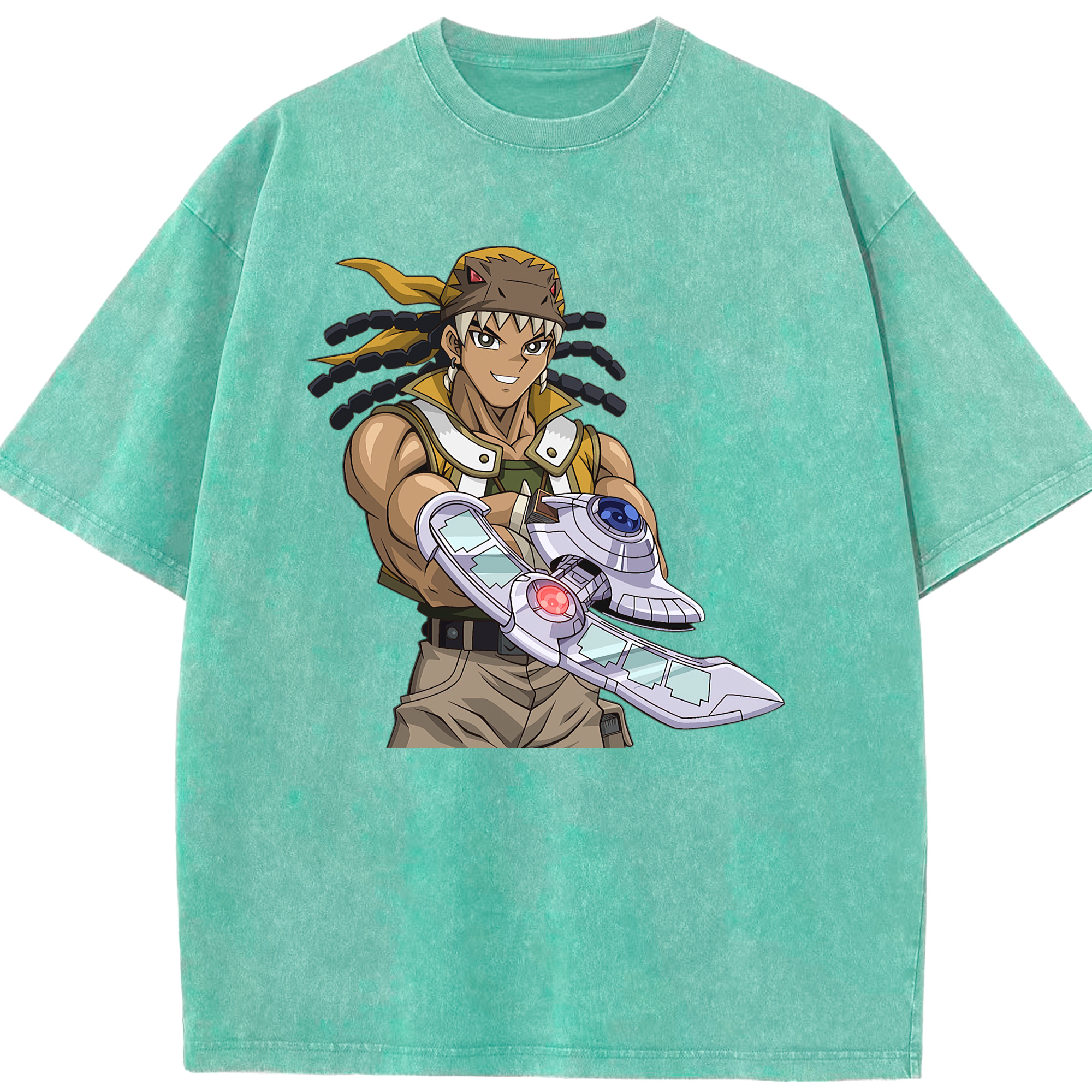 （画像用） 遊☆戯☆王 Yu-Gi-Oh! 綿100% ヴィンテージ風 半袖Tシャツ（フロントプリント）